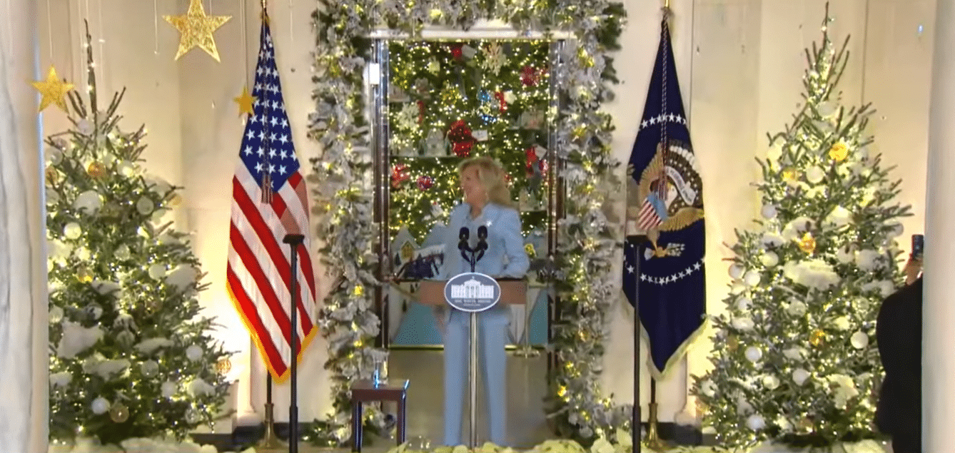 How did the White House celebrate Christmas?