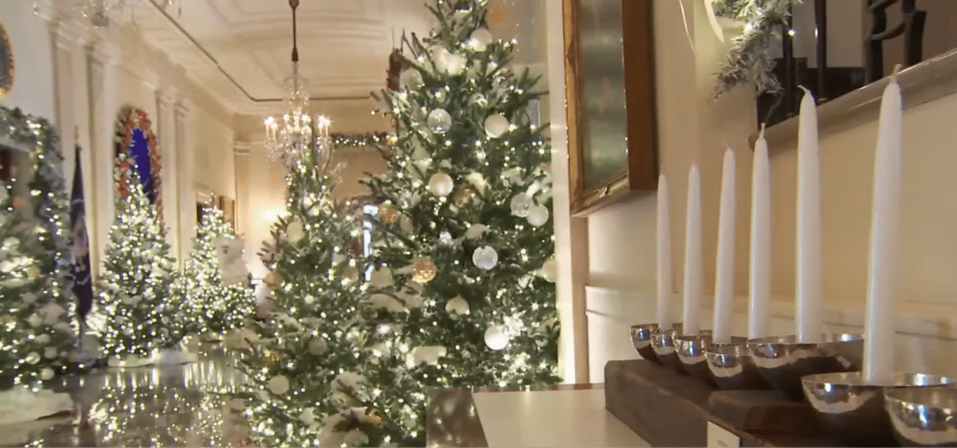 How did the White House celebrate Christmas?